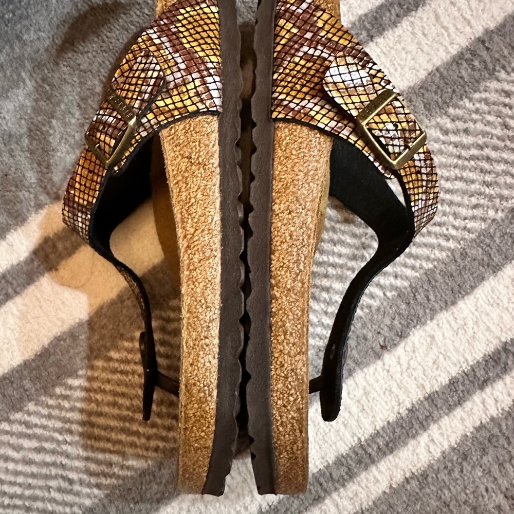 Birkenstock Gizeh Regular Python Brown - image 4